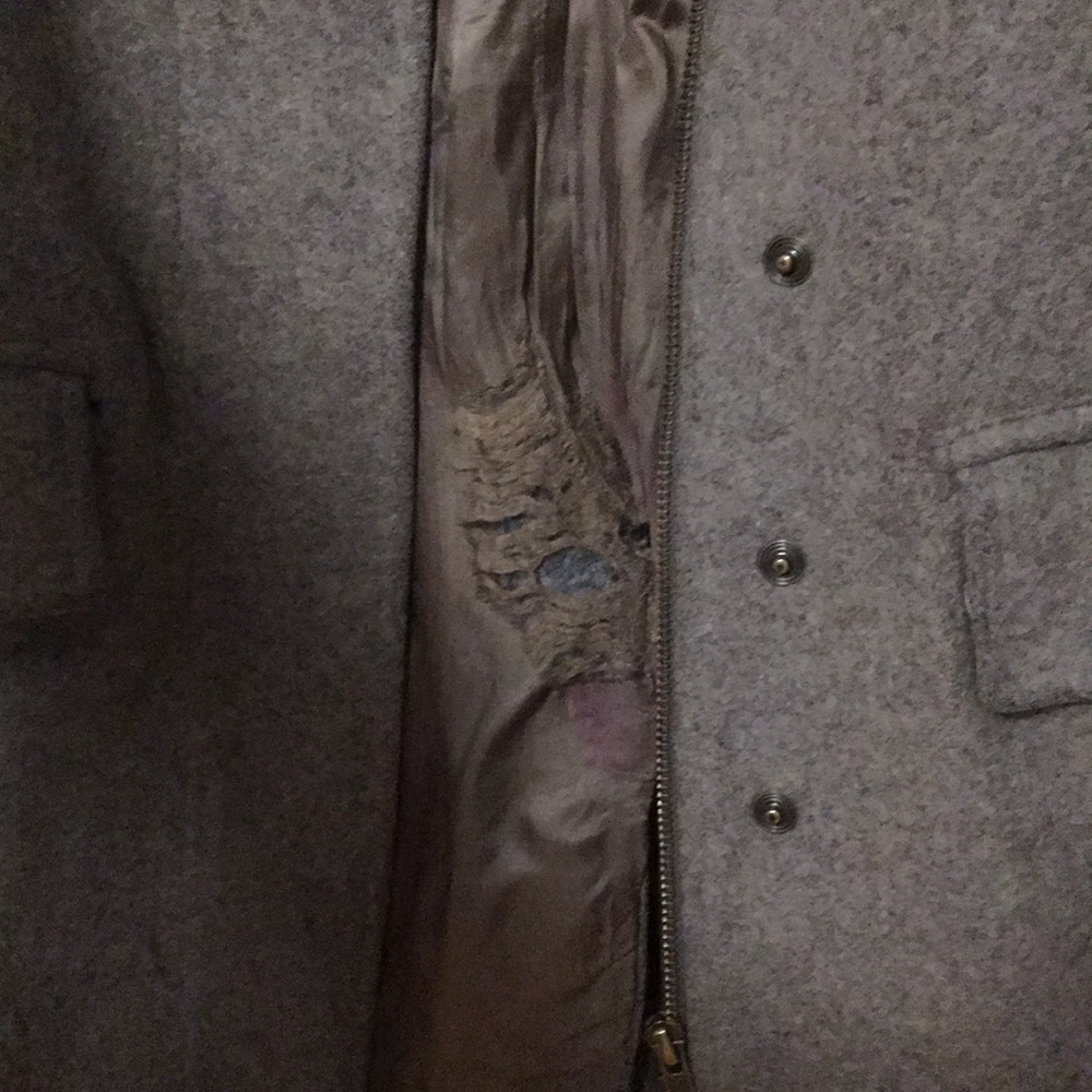 Sessùn gray wool coat - Picture 3 of 3